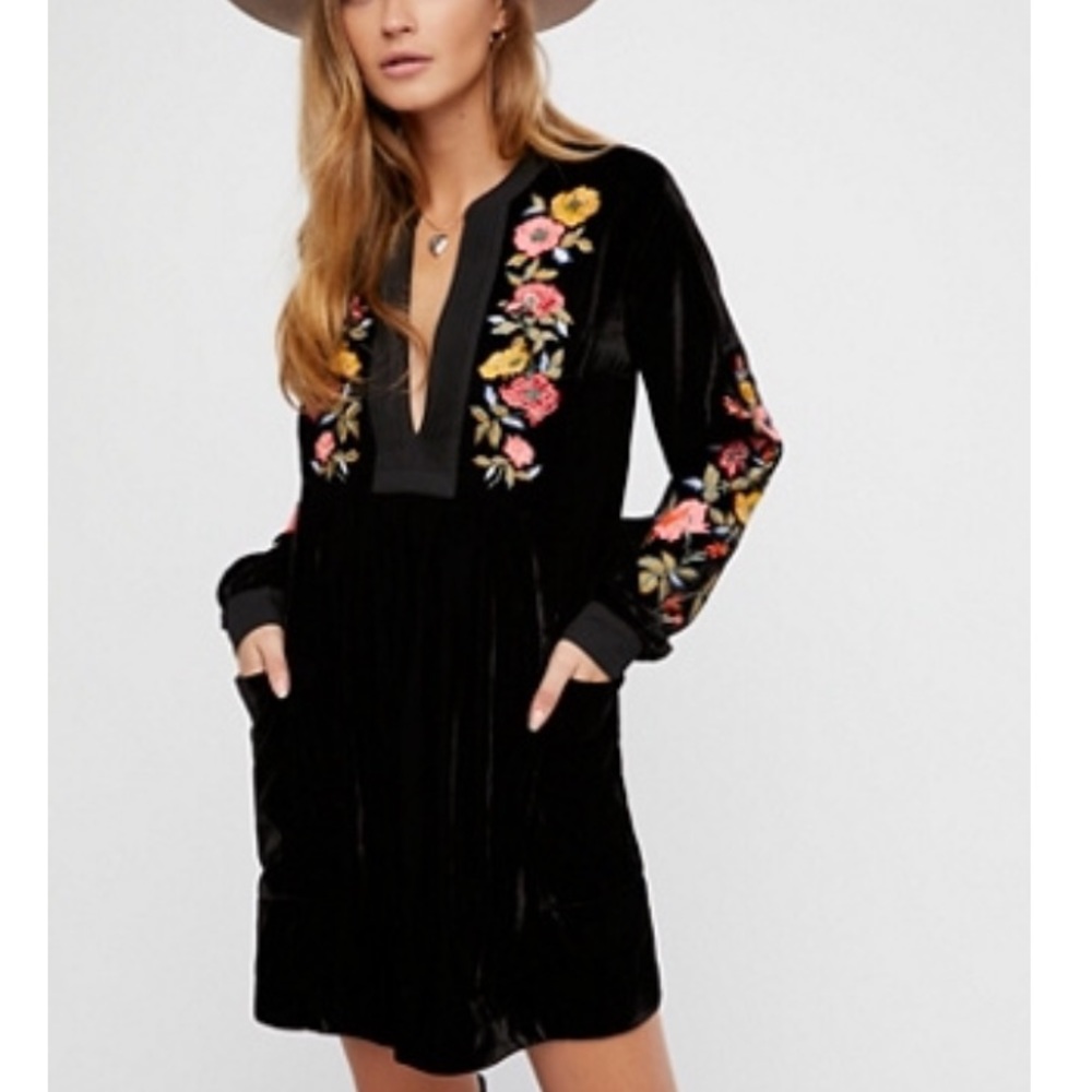 Free People Mia Embroidery dress